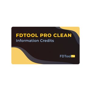 FDTool Pro Clean Information Credits