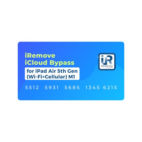 iRemove iCloud Bypass para iPad Air 5th Gen Wi Fi+Cellular M1