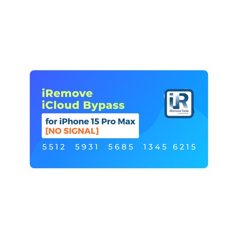 iRemove iCloud Bypass para iPhone 15 Pro Max [NO SIGNAL]