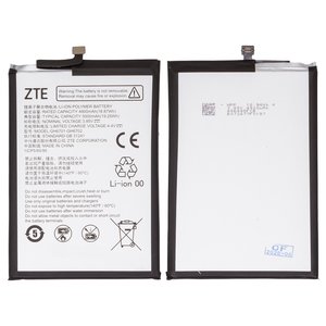 Batería GH6701 GH6702 puede usarse con ZTE Blade A34, Blade A54, Blade A75 5G, Li Polymer, 3.85 V, 5000 mAh, Original PRC 