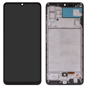 Pantalla LCD puede usarse con Samsung A325 Galaxy A32, negro, con marco, Copy, TFT 