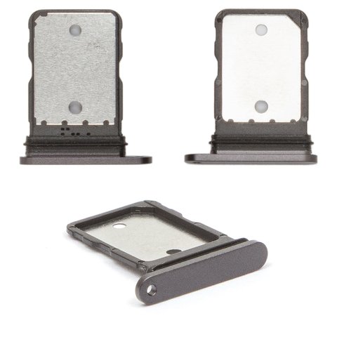 Sujetador de tarjeta SIM puede usarse con Google Pixel 9a, negro, obsidian