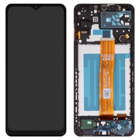 Pantalla LCD puede usarse con Samsung A047 Galaxy A04s, A136 Galaxy A13 5G, negro, con marco, Box , FPC6510
