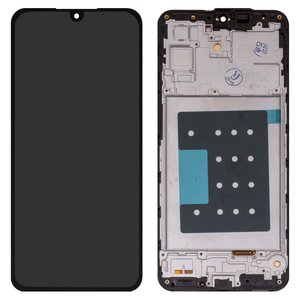 Pantalla LCD puede usarse con Samsung A175 Galaxy A17 4G, negro, con marco, High Copy, OLED 