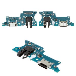Cable flex puede usarse con Samsung A075 Galaxy A07 4G, del conector de carga, del conector de auriculares, con componentes, Original PRC , placa del cargador, european version