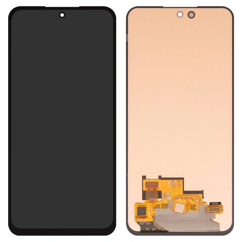 Pantalla LCD puede usarse con Samsung A366 Galaxy A36, A566 Galaxy A56, negro, sin marco, High Copy, OLED 