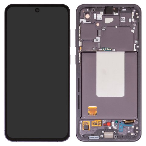 Pantalla LCD puede usarse con Samsung S721 Galaxy S24 FE, negro, con marco, Original PRC 
