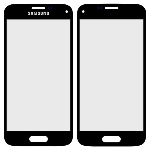 Скло корпуса для Samsung G800H Galaxy S5 mini, чорне