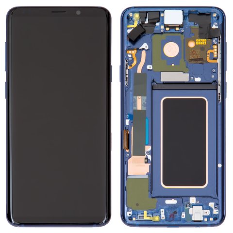 Дисплей для Samsung G965 Galaxy S9 Plus, синій, з рамкою, Original PRC , coral blue