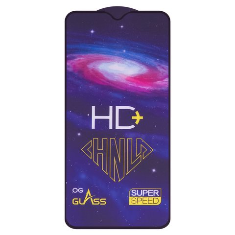 Захисне скло All Spares для Xiaomi Redmi Note 8T, 0,33 мм 9H, сумісне з чохлом, Full Glue, чорний, HD+