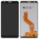 Дисплей для ZTE Blade A31, черный, без рамки, Сopy