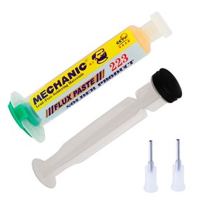 Флюс паста Mechanic 223, середньої активності, безгалогена, 10 мл