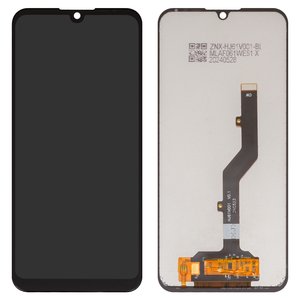Дисплей для ZTE Blade A5 2020 , Blade A51 Lite, Blade A7 2019  , Blade A7 2020  , чорний, без рамки, High Copy, SKI608 B09 V0.1 