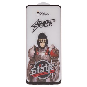 Защитное стекло для Xiaomi Poco X5 5G, Redmi Note 12 4G, Redmi Note 12 5G, совместимо с чехлом, Full Glue, Anti Static, черный, gorilla