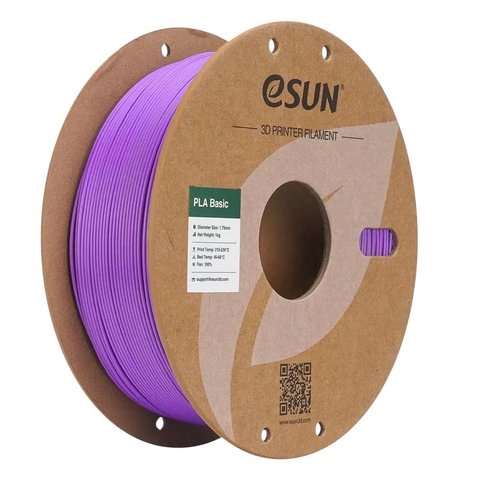 Филамент для 3D принтера eSUN PLA Basic Grape Purple, 1 кг