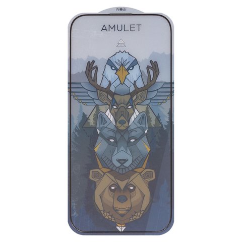 Защитное стекло iNobi Amulet для Apple iPhone Air, Full Glue, Anti Static, черный