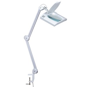 Настольная увеличительная линза Bourya 8069LED-A, 3 диоптрии Настольная увеличительная линза Bourya 8069LED-A, 3 диоптрии
