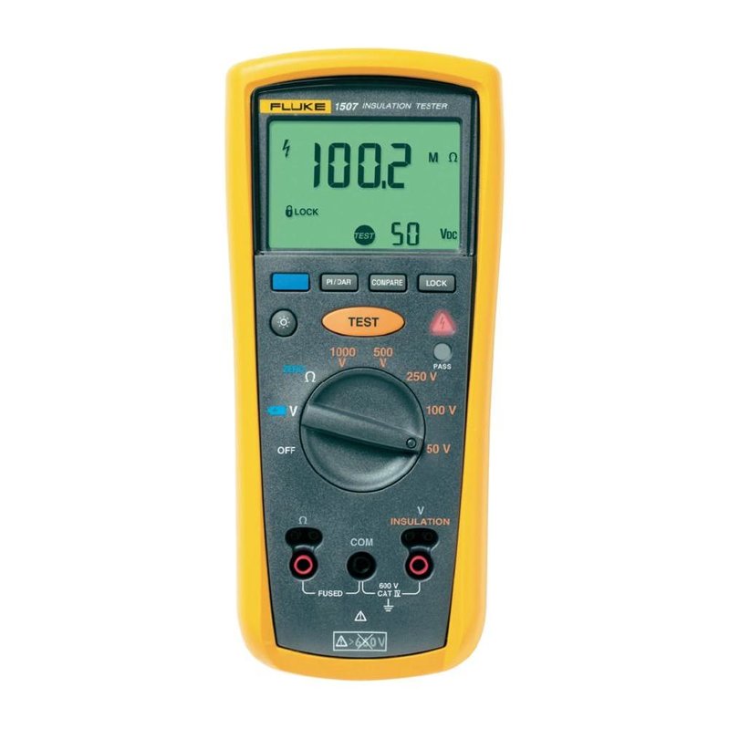 Вимірювач опору ізоляції (мегаомметр) Fluke 1507 (2427890) Зображення 1