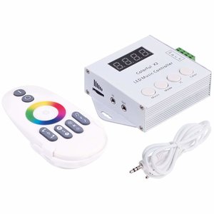 Світломузичний контролер з радіопультом Colorful X1 (WS2812, WS2813, 5 В) Світломузичний контролер з радіопультом Colorful X1 (WS2812, WS2813, 5 В)