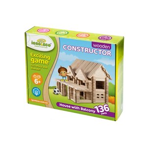 Juego de construcción IGROTECO "Casa rústica con terraza"